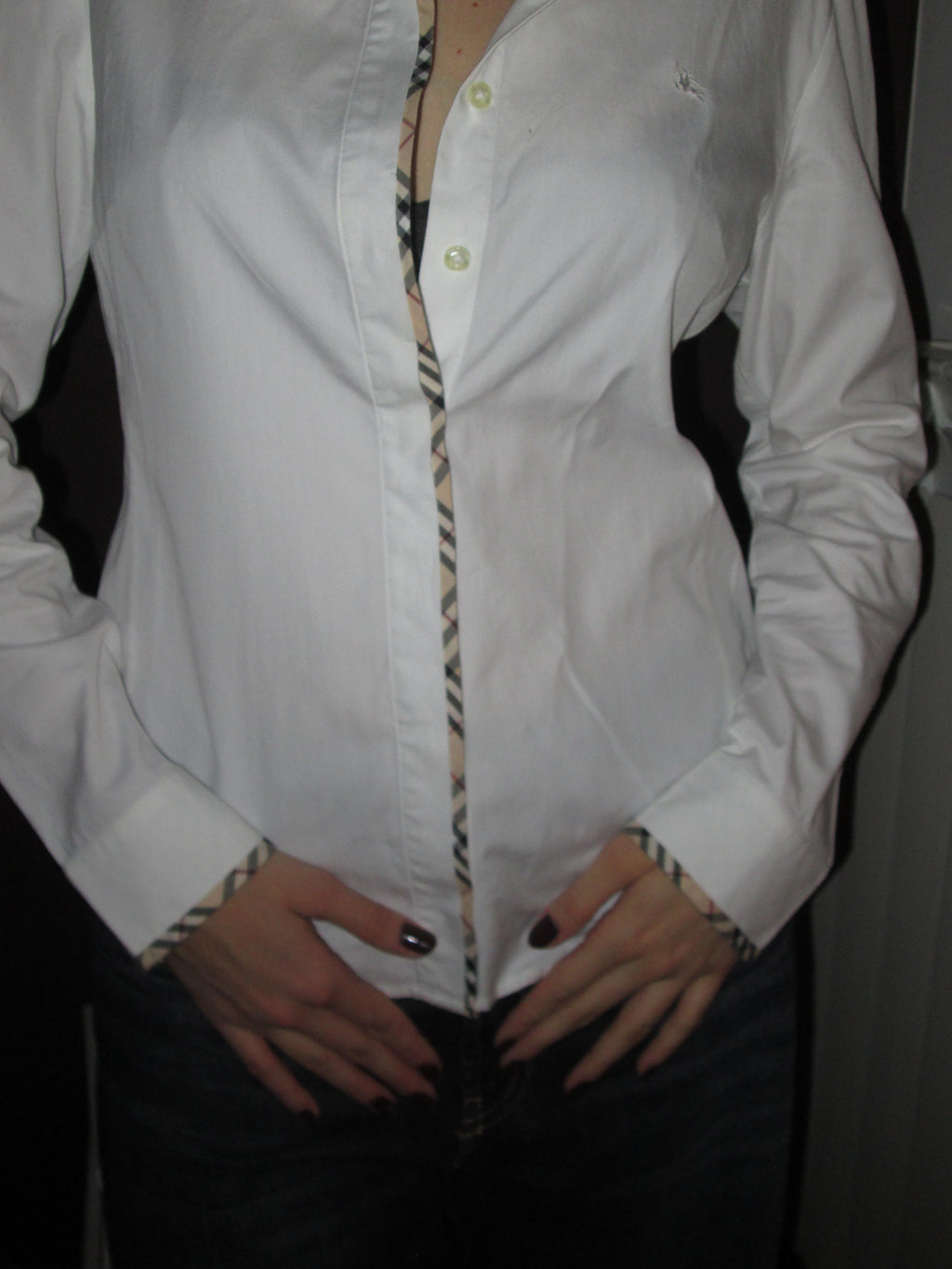 Burberry Beyaz Gömlek