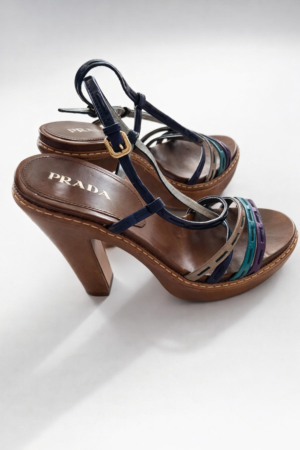 Vintage Prada Platformlu Sandalet