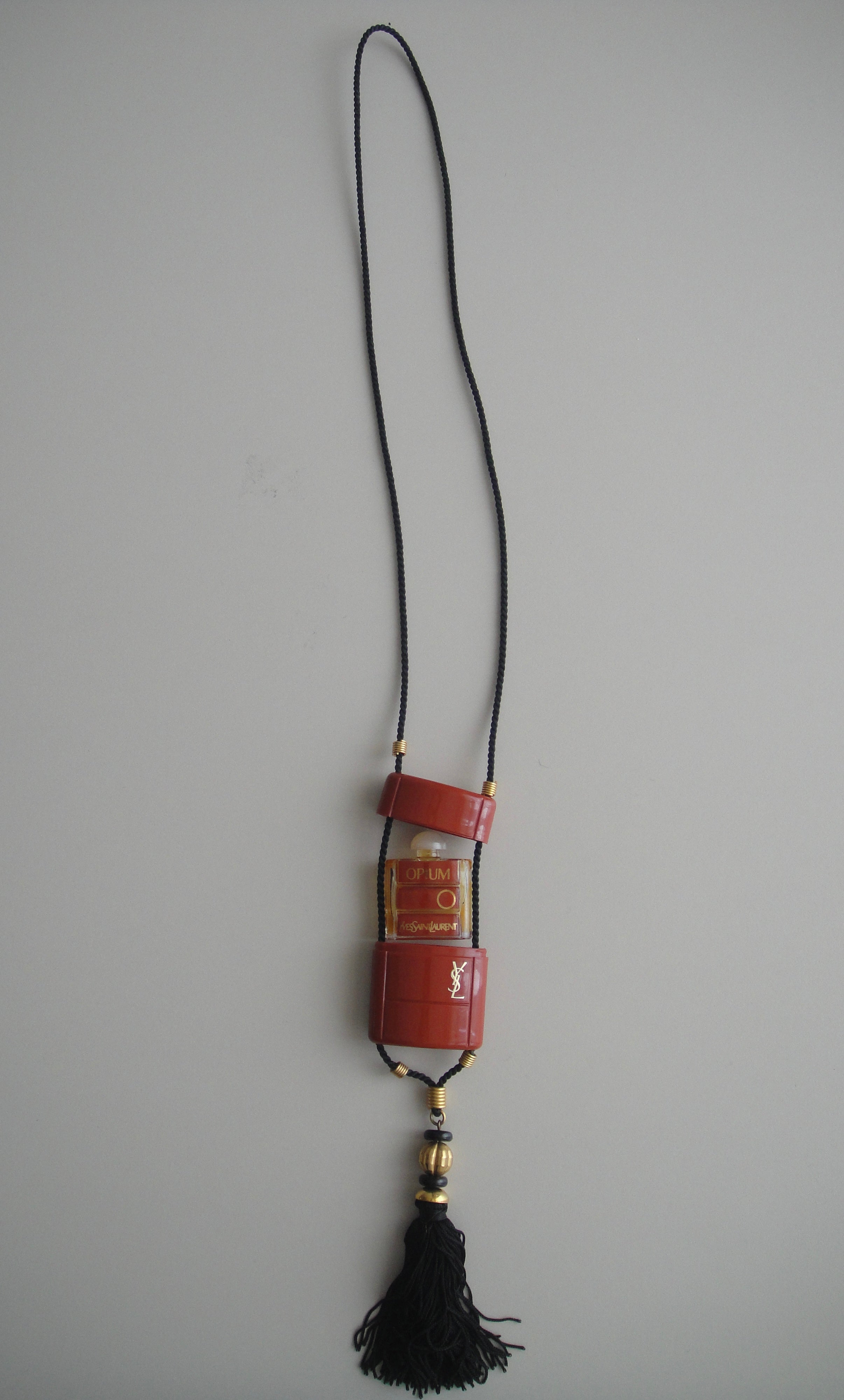 80’ler Yves Saint Laurent Opium Parfüm Kolye