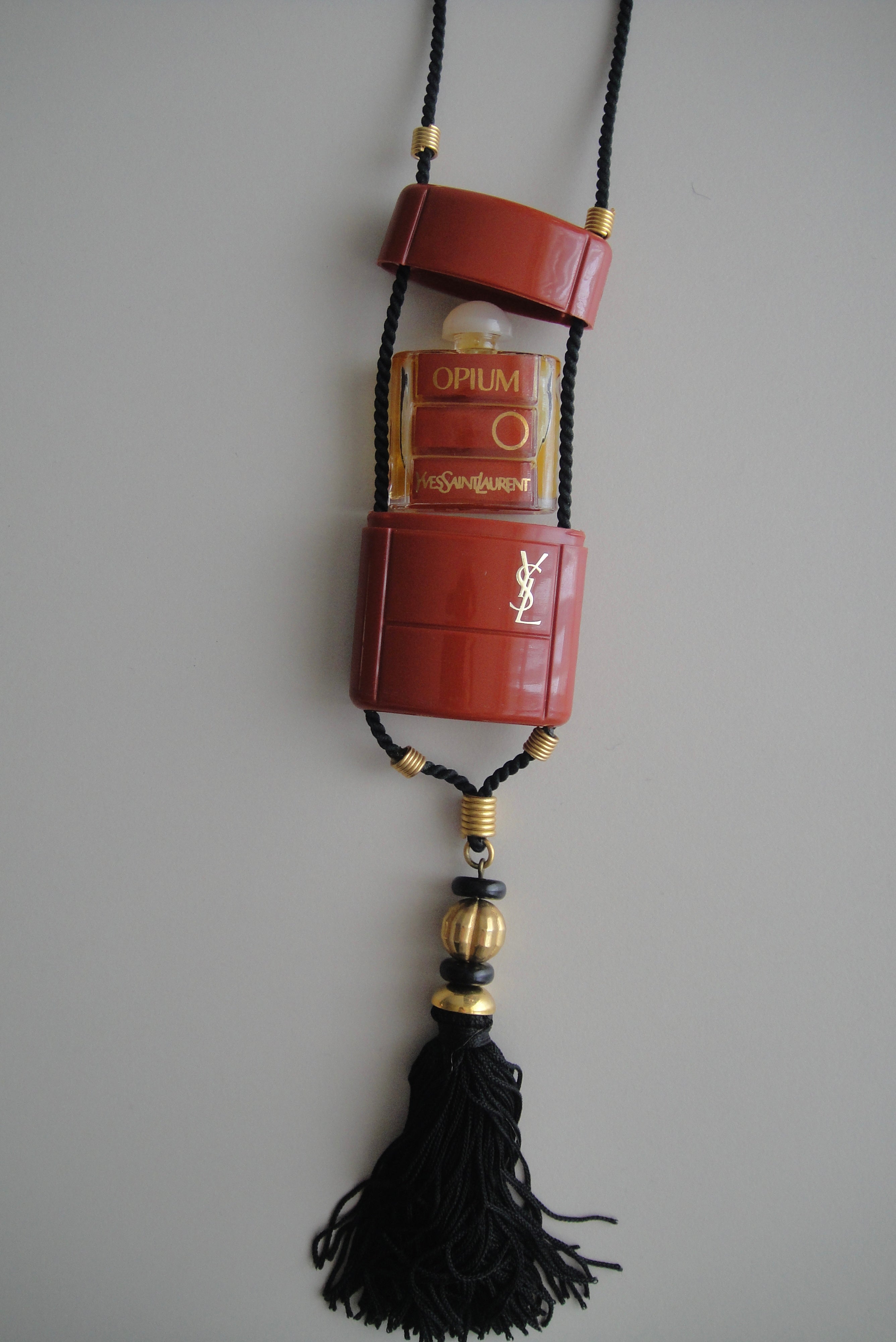 80’ler Yves Saint Laurent Opium Parfüm Kolye