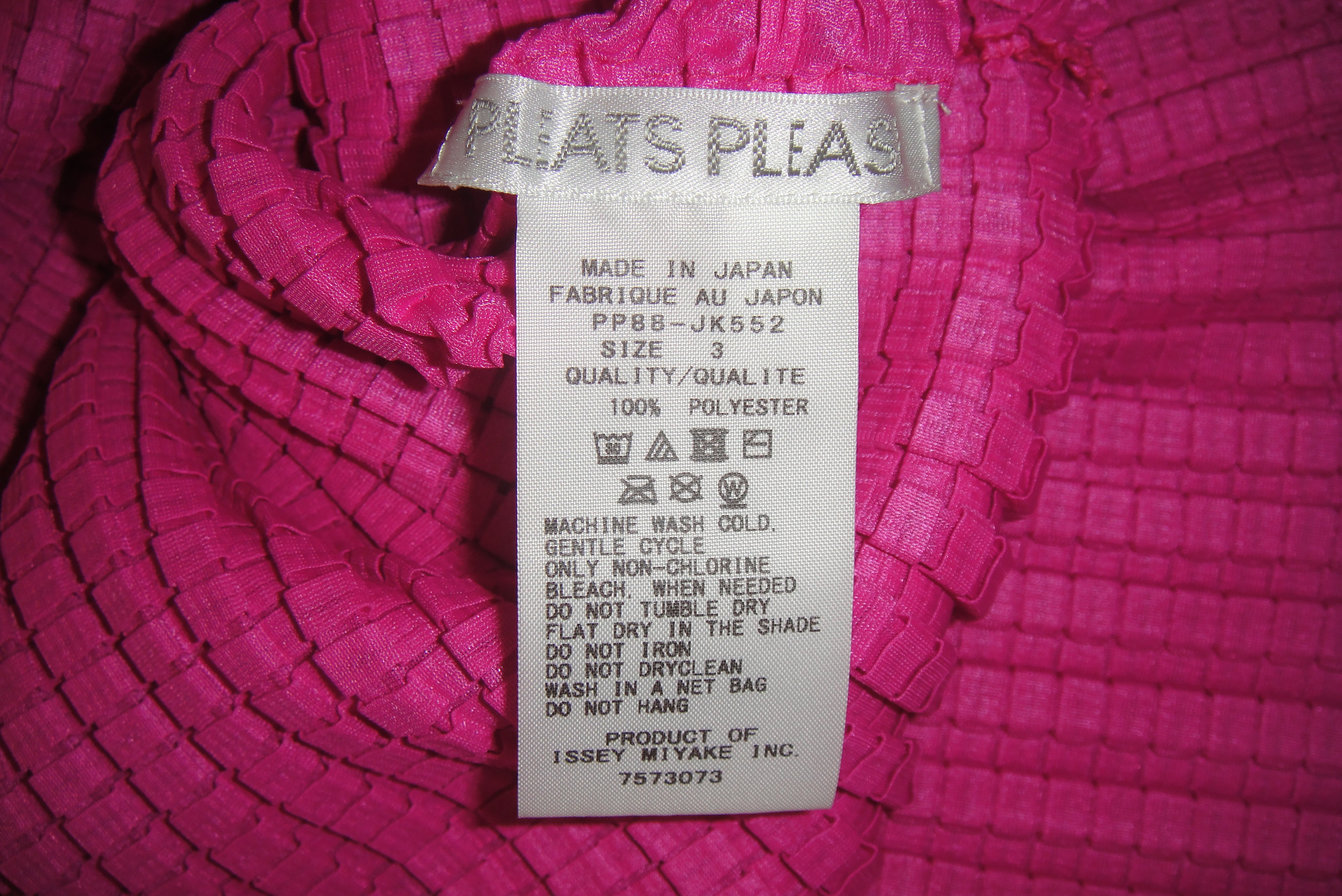 Issey Miyake Pleats Please Vintage Bluz