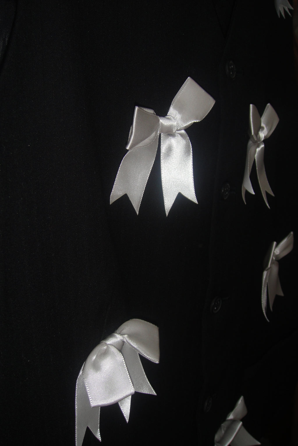 Kurdele Detaylı Vintage Yelek