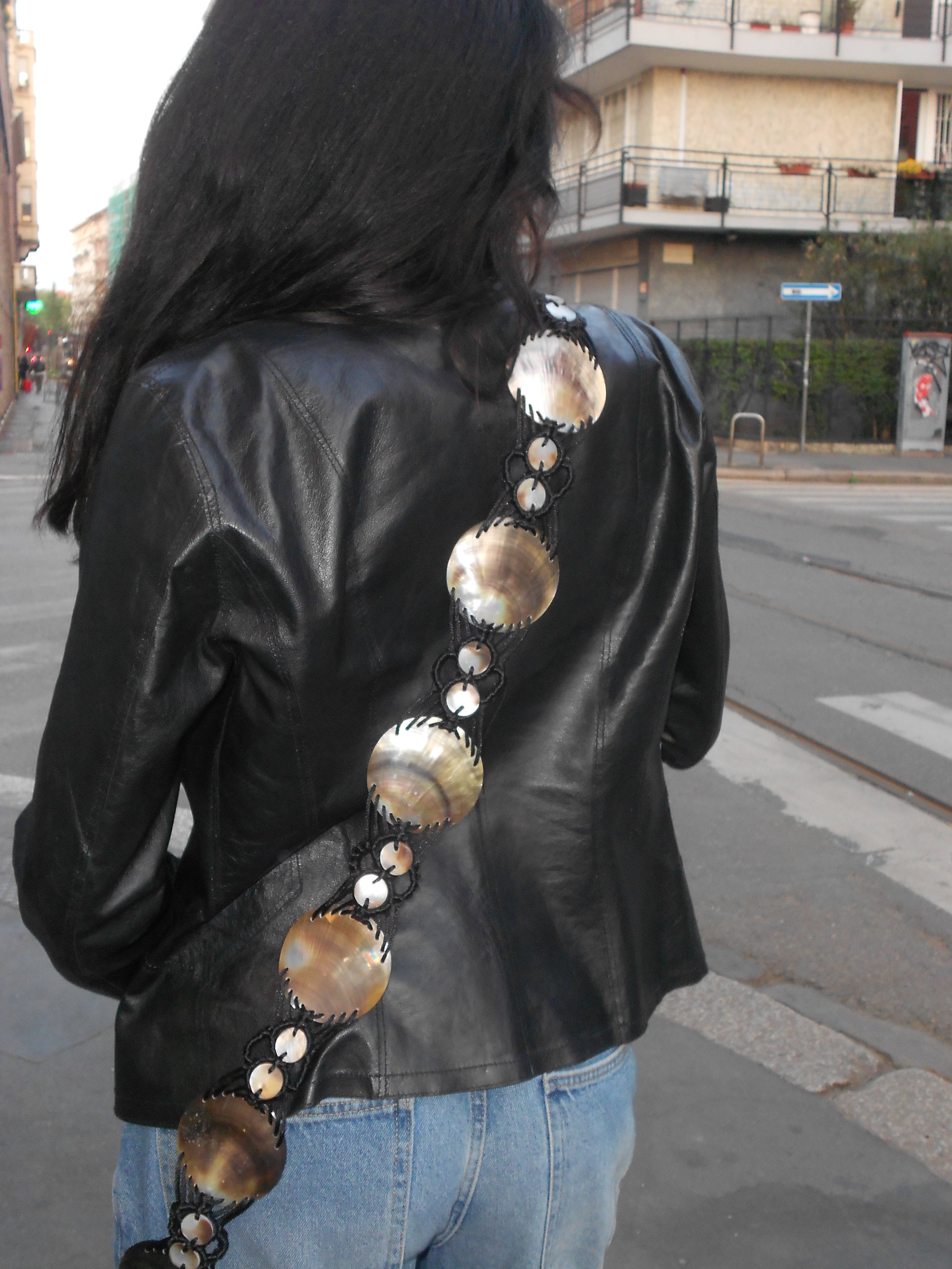 Sedefli El Örgüsü Kemer