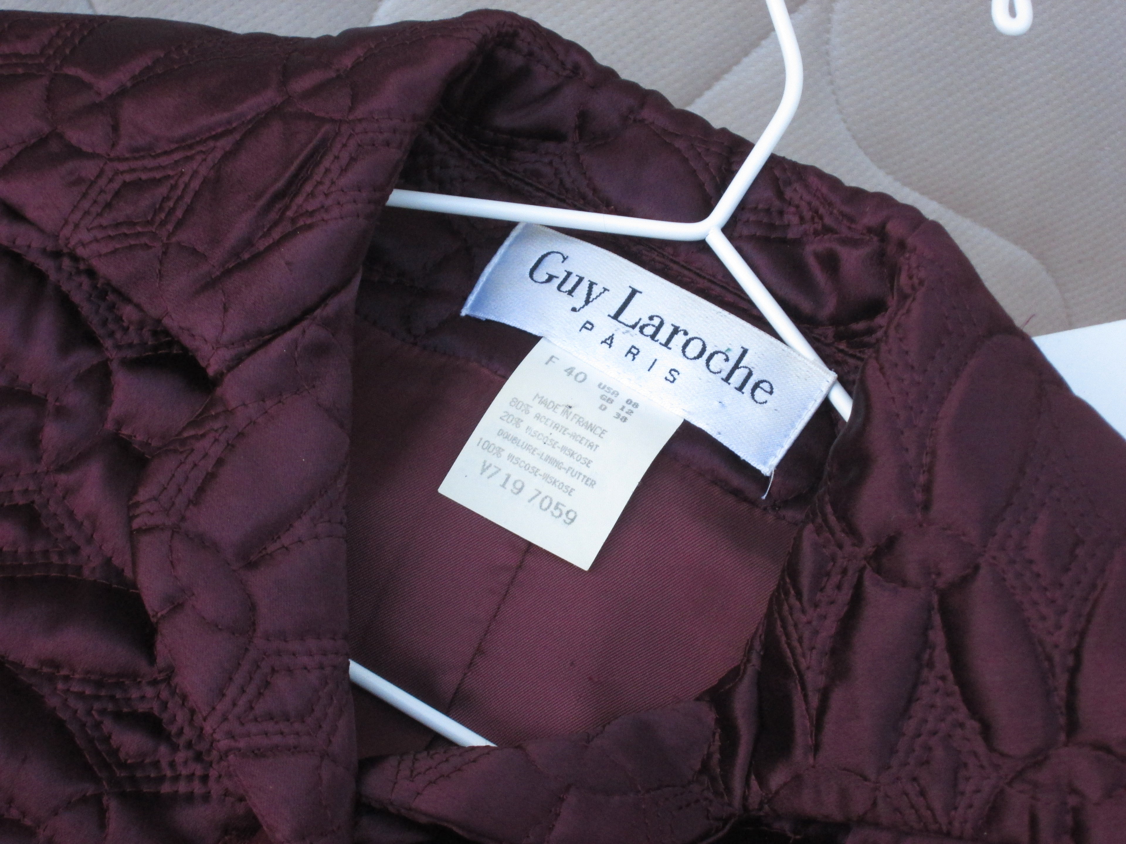 80'ler Guy Laroche Paris Ceket