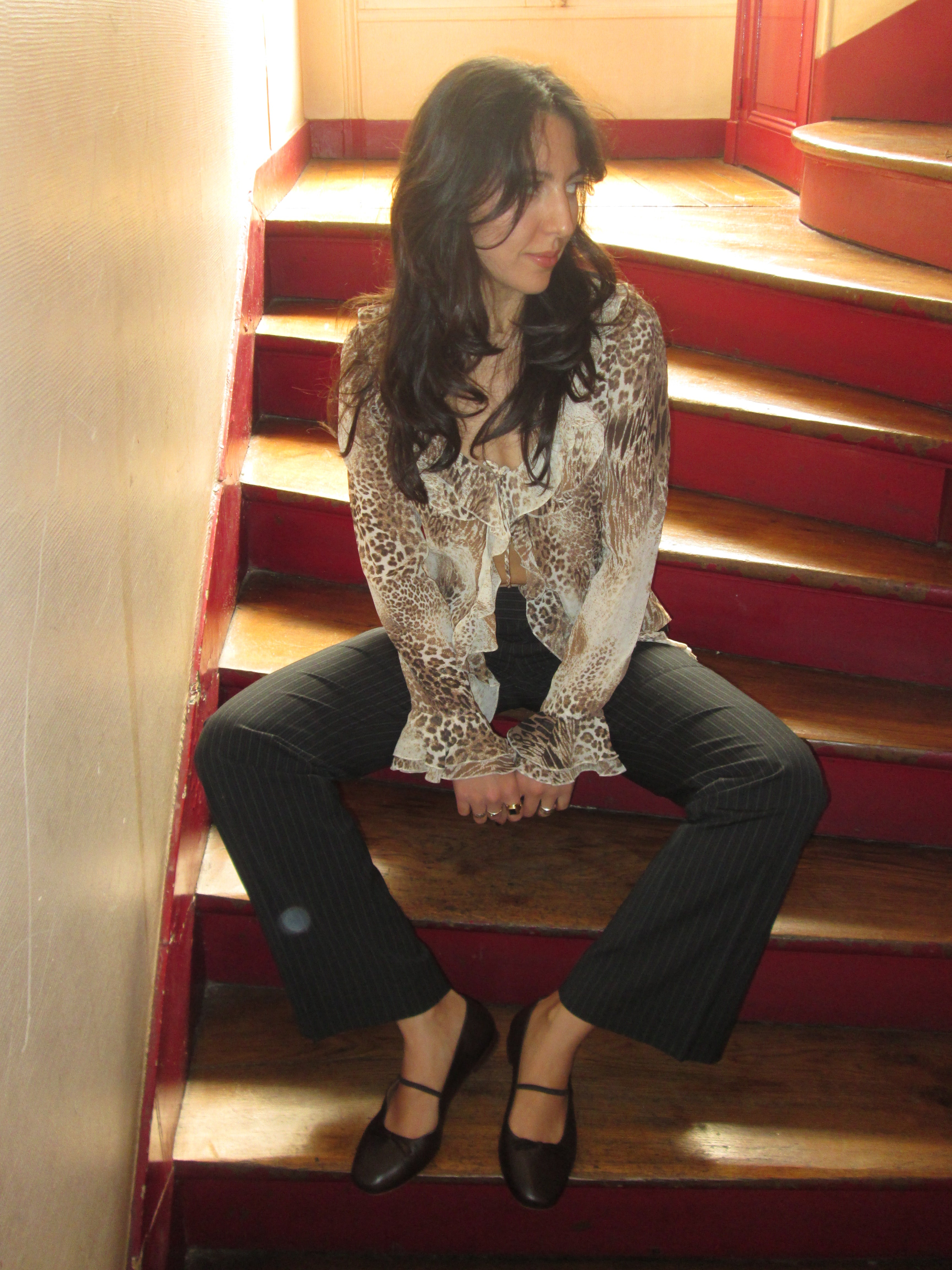 Calvin Klein Çizgili Pantolon