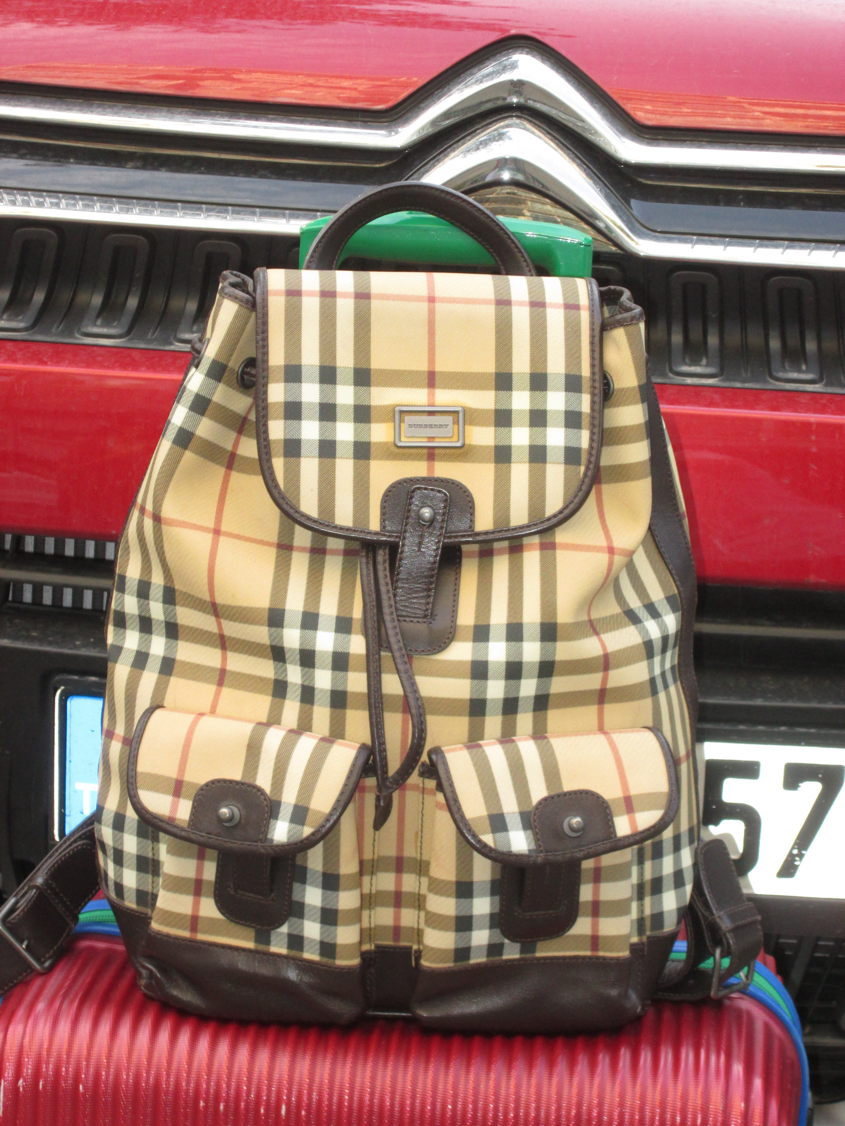 80’ler–90’lar Vintage Burberry Sırt Çantası