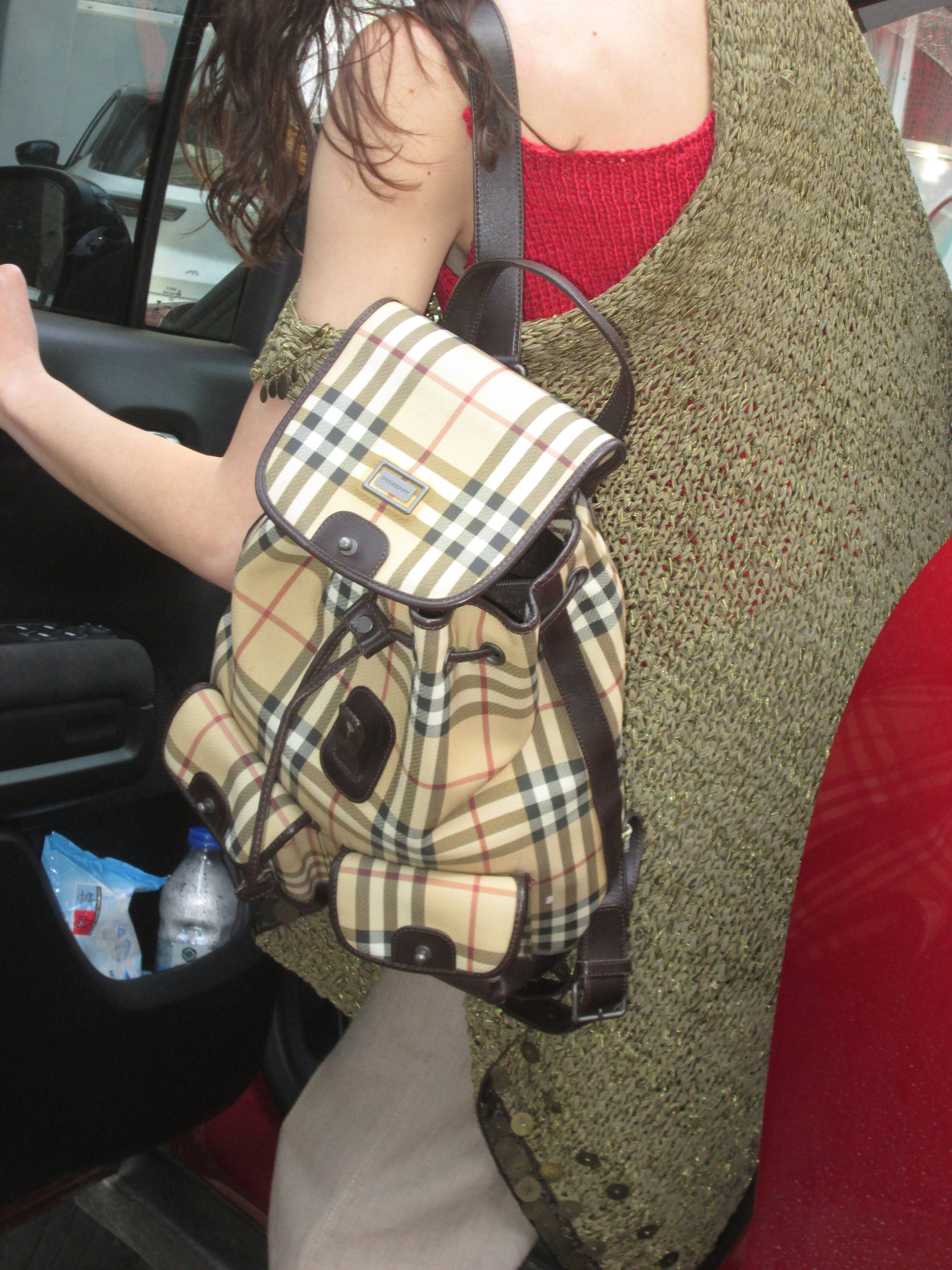 80’ler–90’lar Vintage Burberry Sırt Çantası