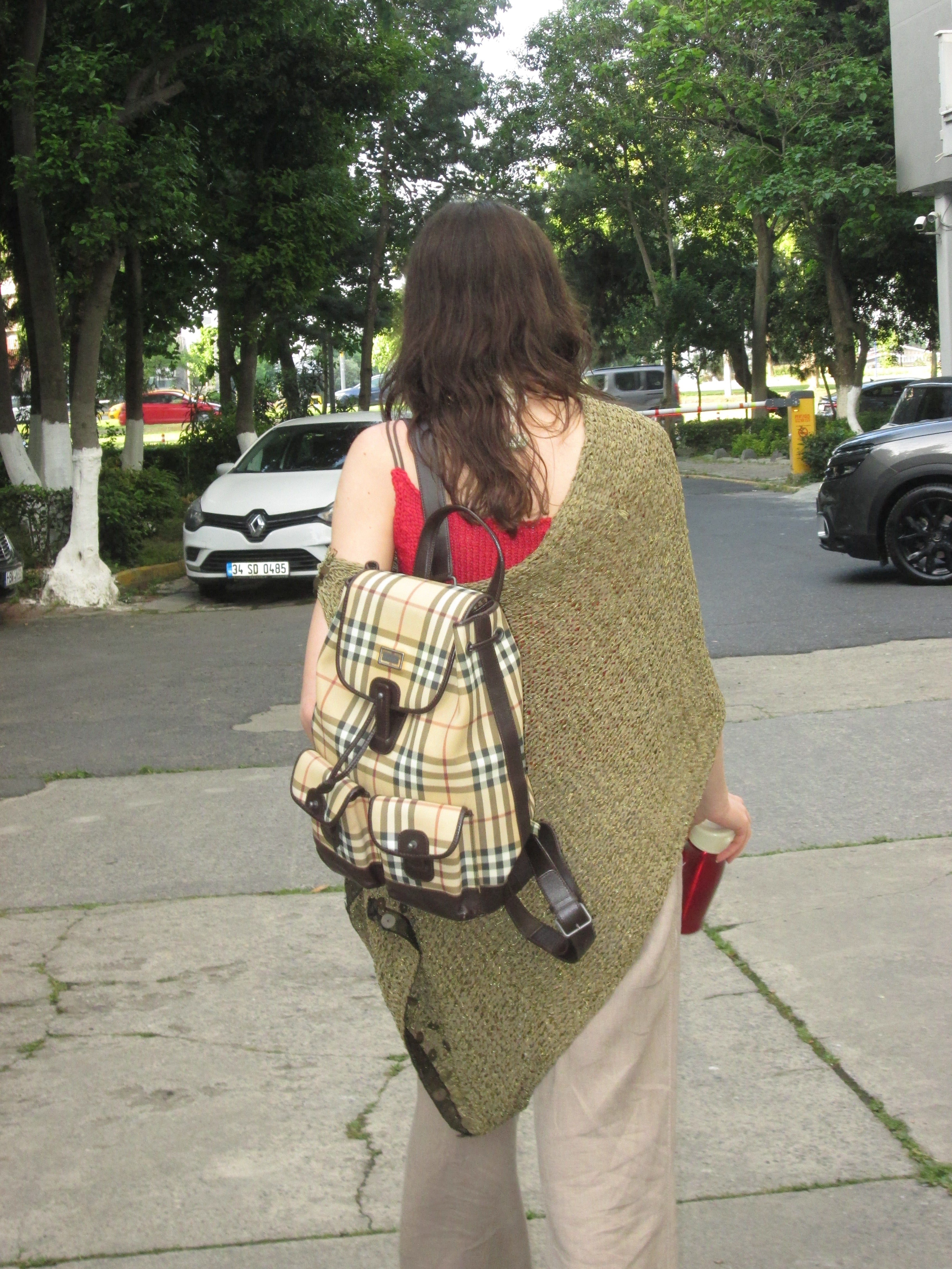 80’ler–90’lar Vintage Burberry Sırt Çantası