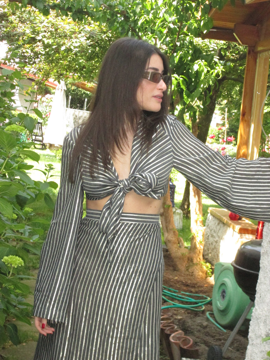 Yasemin Karagülle Çizgili Takım