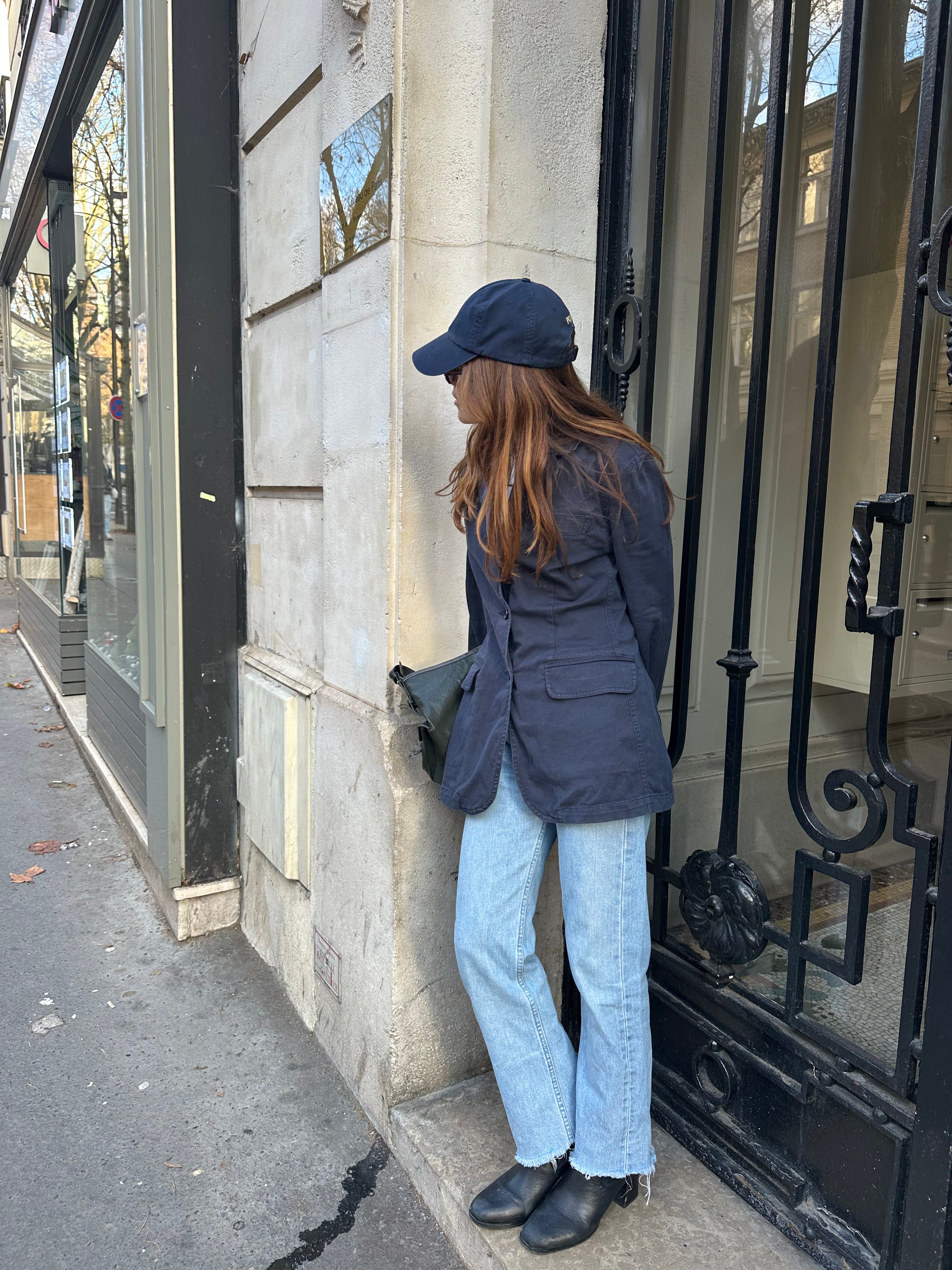 Moschino Lacivert Blazer Ceket