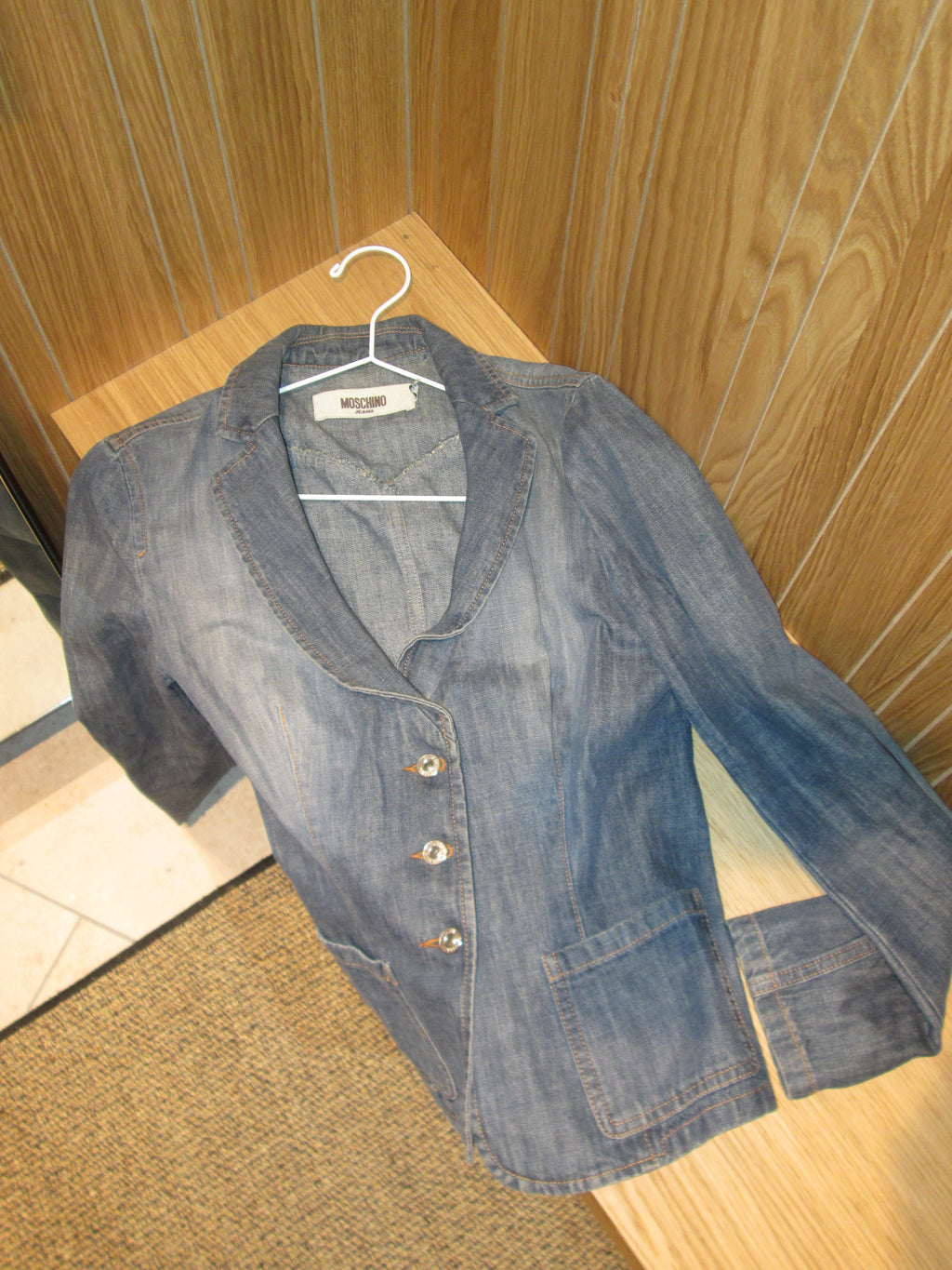 Moschino Jeans Kot Ceket