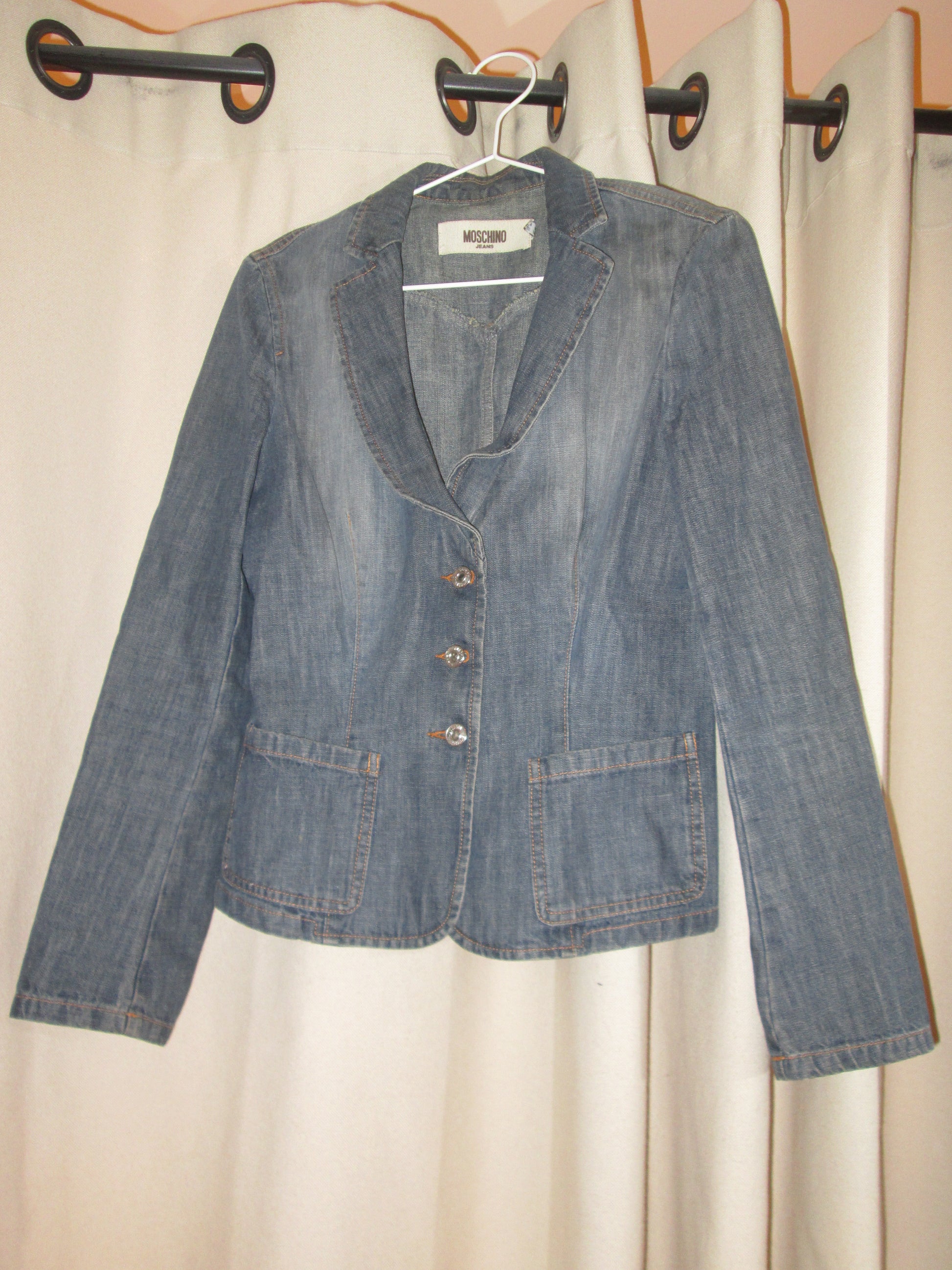 Moschino Jeans Kot Ceket