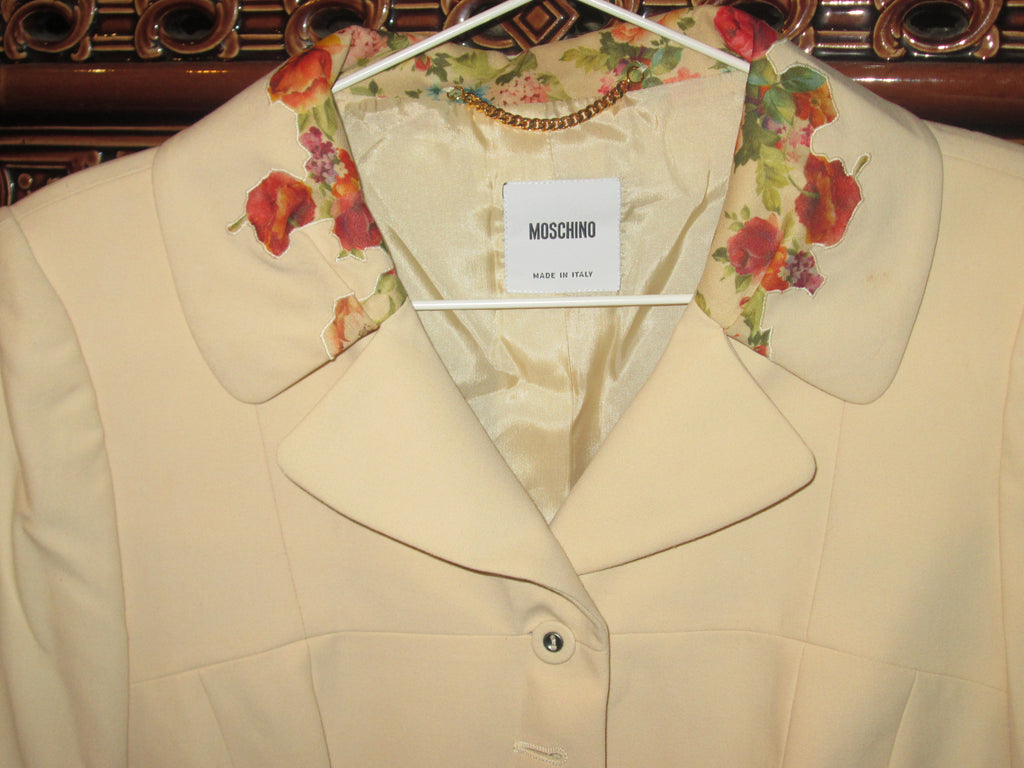 Moschino Çiçek Desenli Ceket