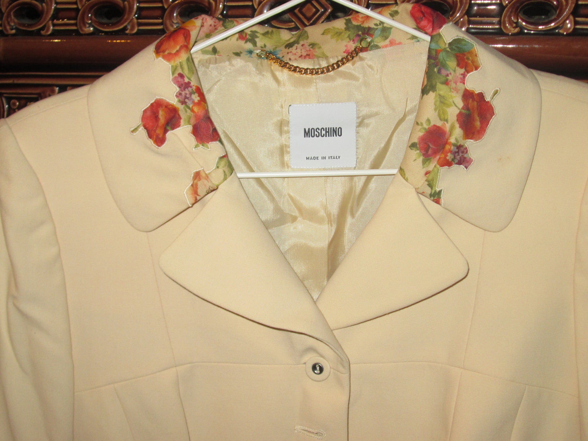 Moschino Çiçek Desenli Ceket