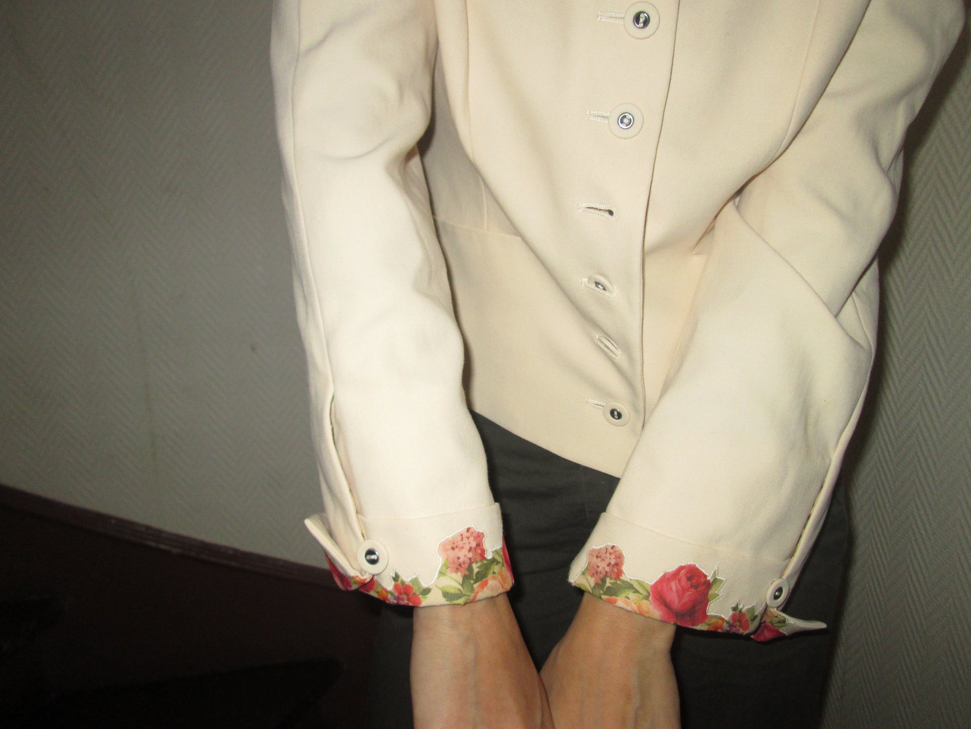 Moschino Çiçek Desenli Ceket