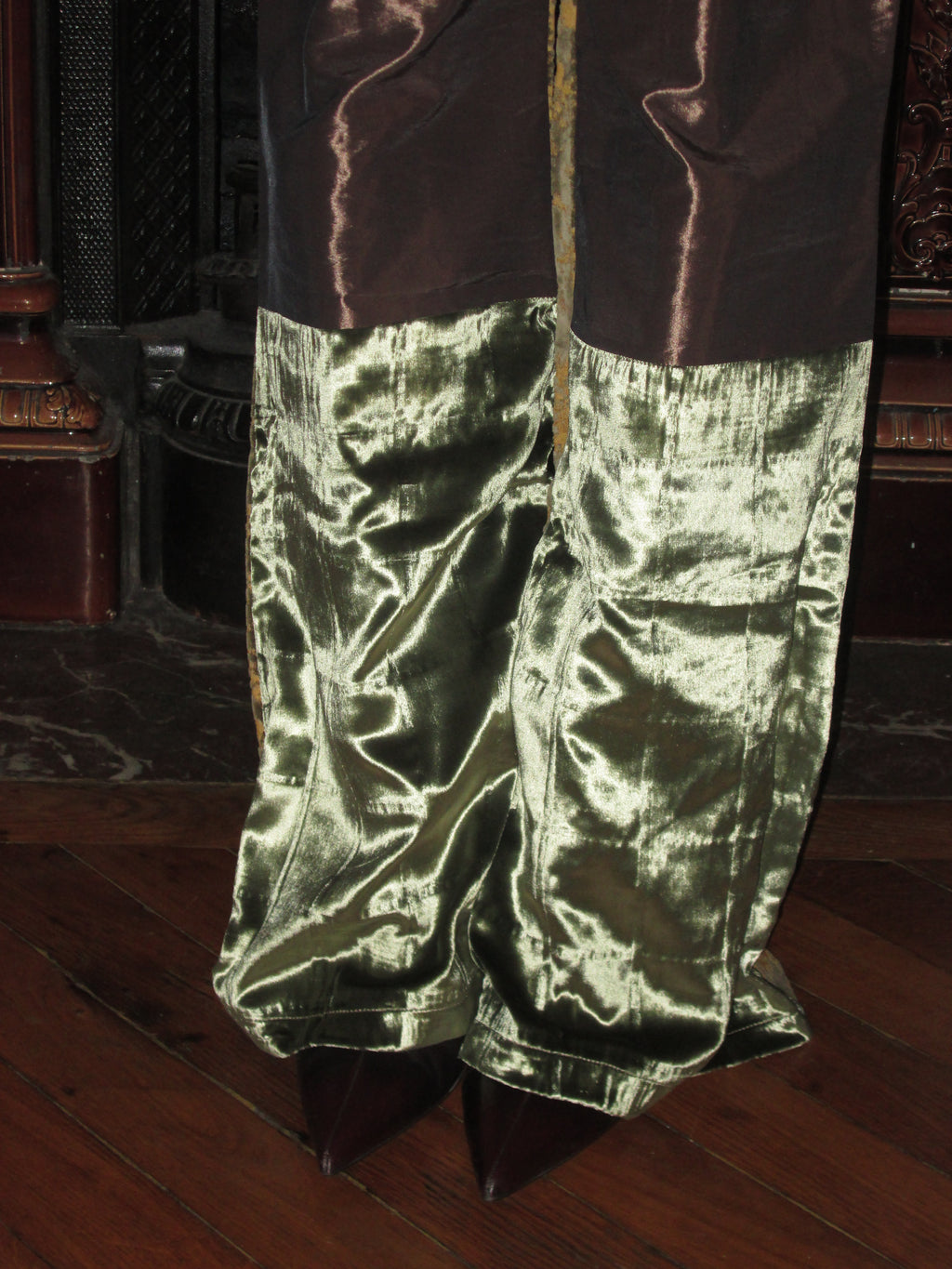 Custo Barcelona Kadife Patchwork Pantolon