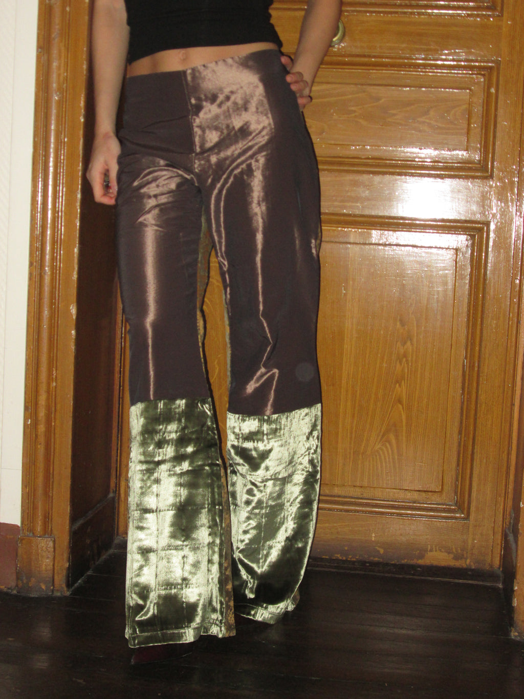 Custo Barcelona Kadife Patchwork Pantolon