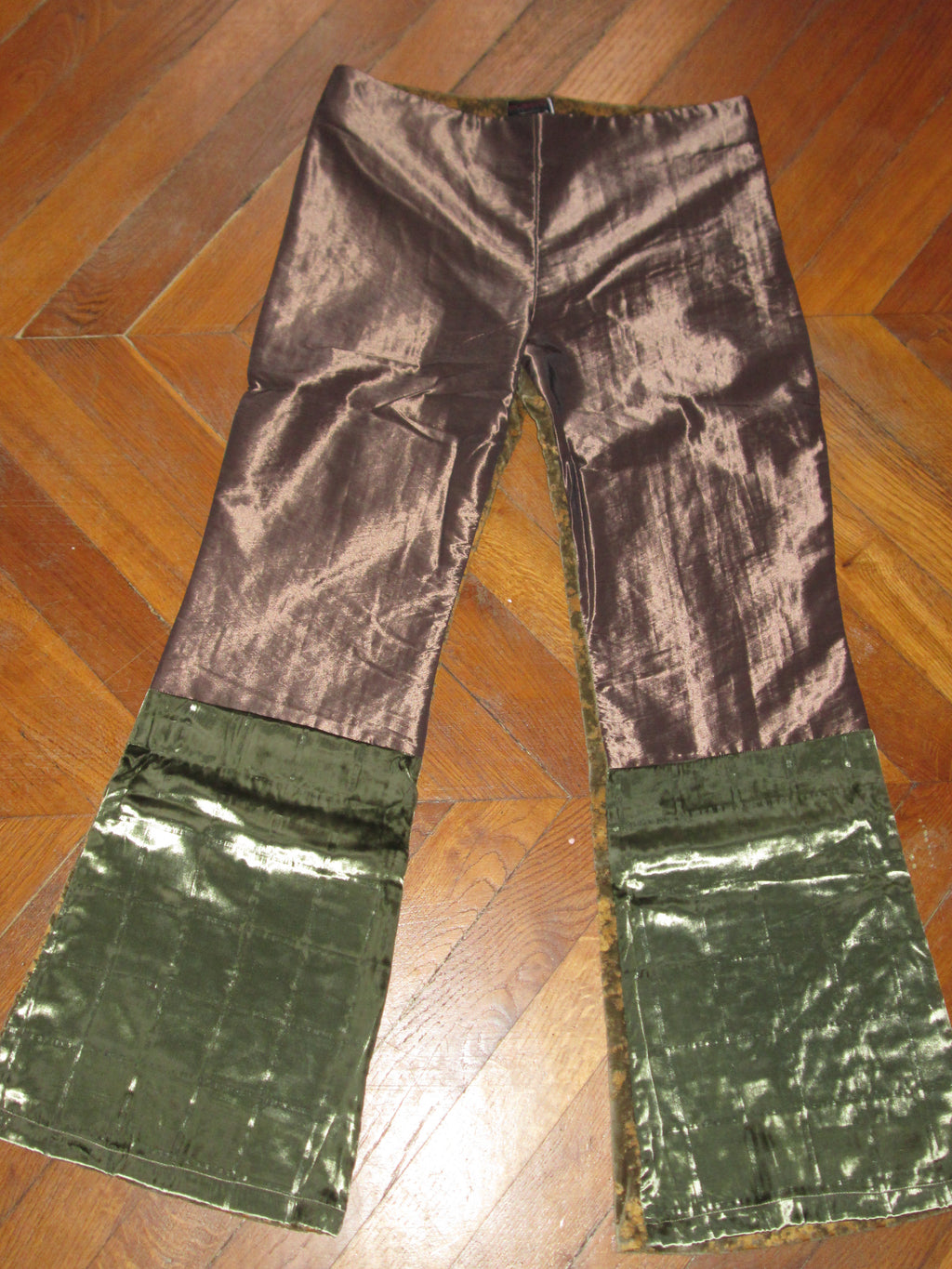 Custo Barcelona Kadife Patchwork Pantolon
