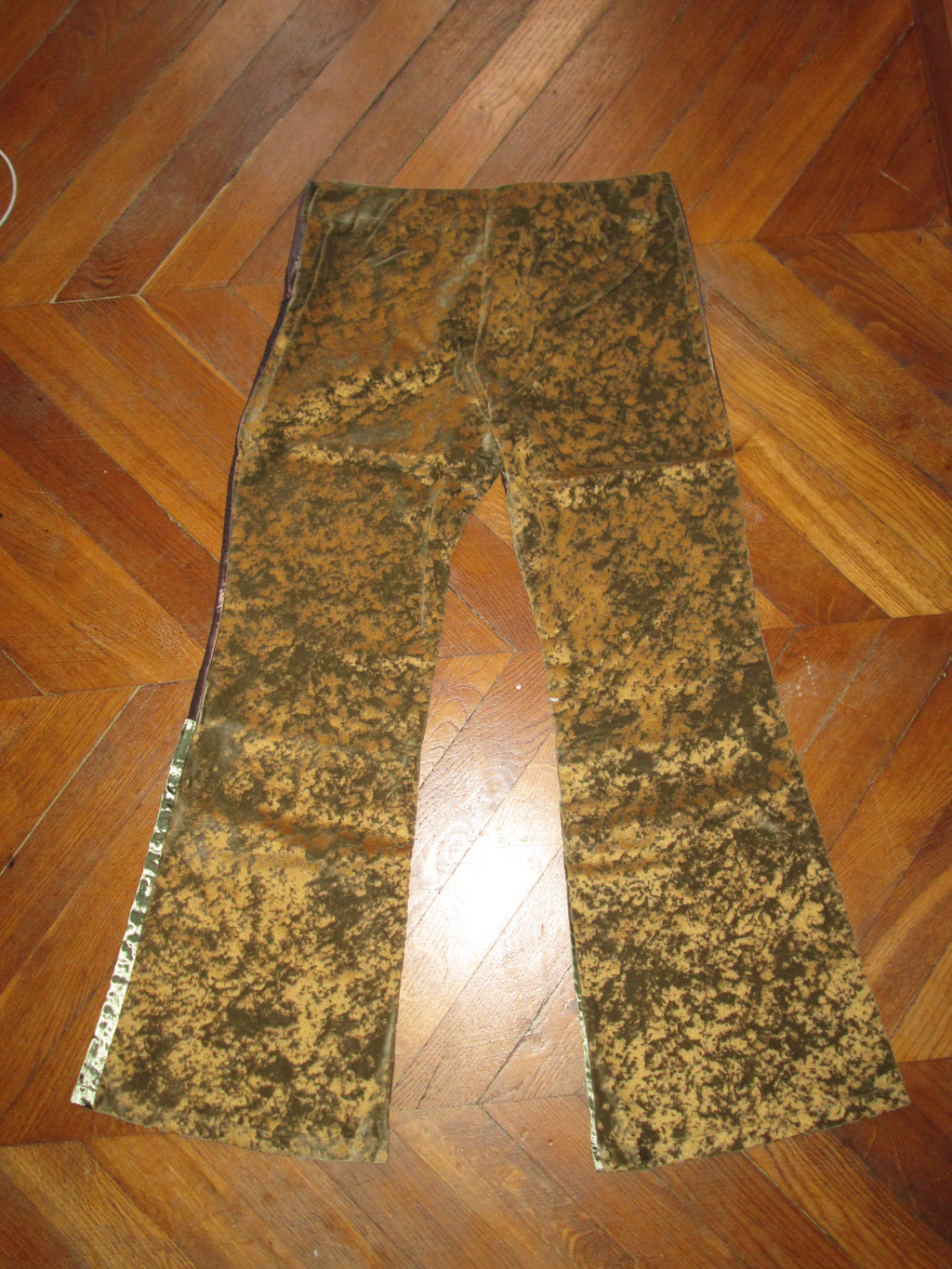 Custo Barcelona Kadife Patchwork Pantolon
