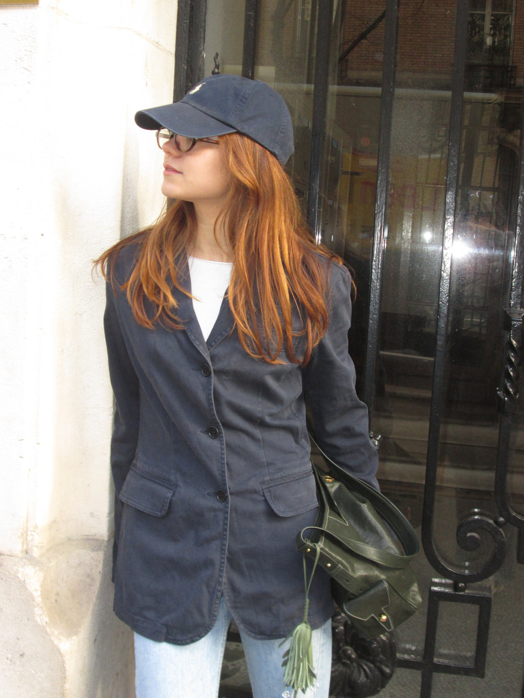 Moschino Lacivert Blazer Ceket